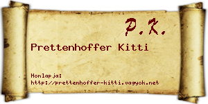 Prettenhoffer Kitti névjegykártya
